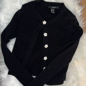 Forever 21 black cardigan size small